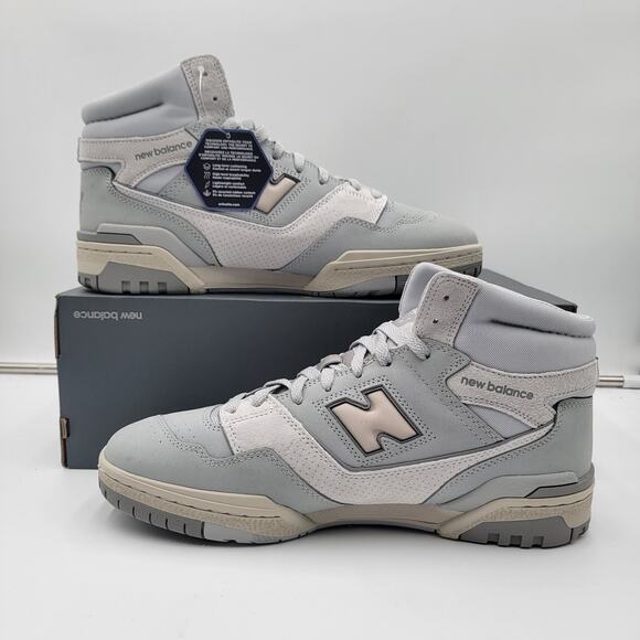 New Balance Men 650 Lifestyle sneakers Aluminum Rain Cloud BB650RGG Sz 10.5 main image 6